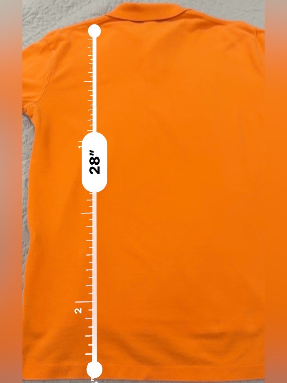 Polo Ralph Lauren Men’s Small Orange Cotton Polo Shirt Classic Pony - Picture 9 of 14
